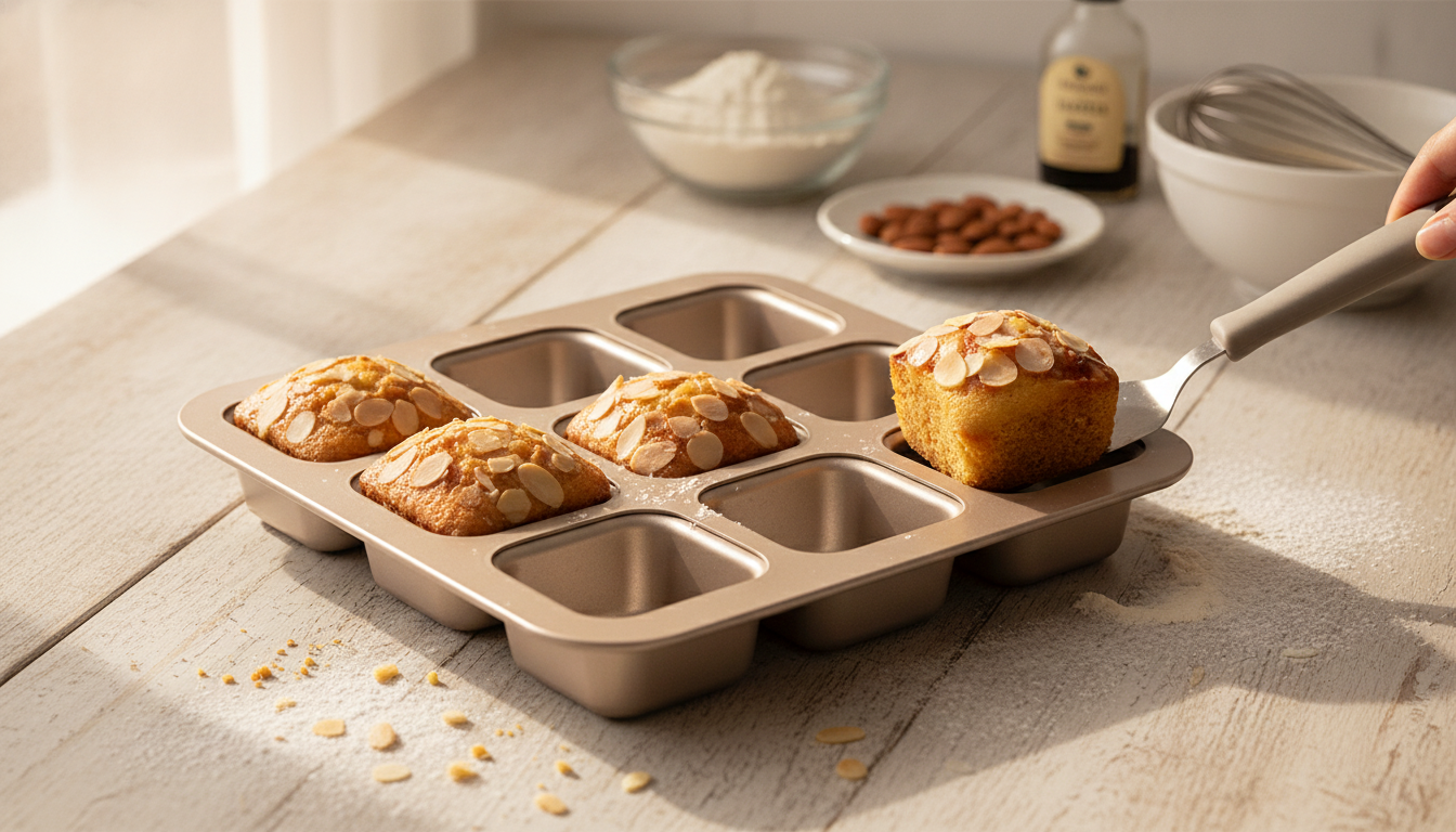 12-Cup Square Nonstick Muffin Pan: Crisp Edges, Easy Release