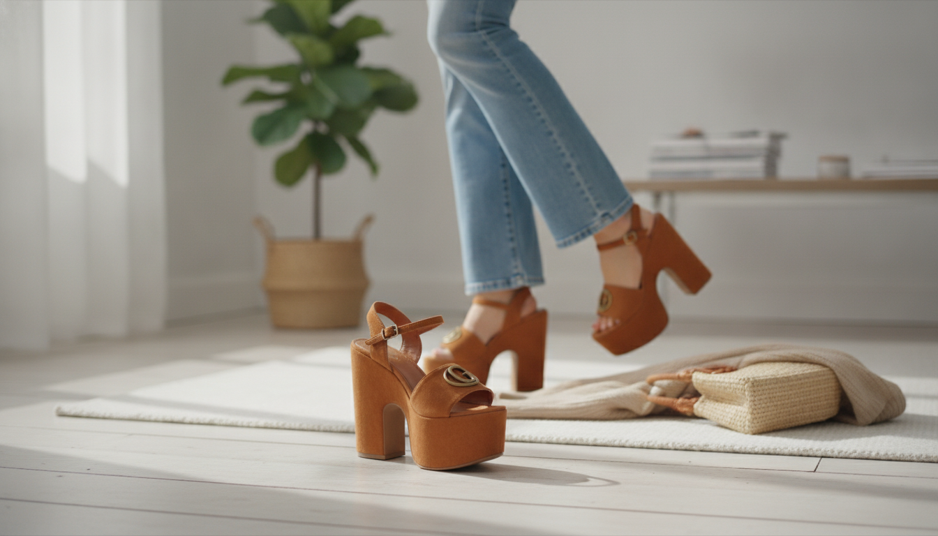 Guess Women’s Suede Platform Sandals: Style & Fit Tips