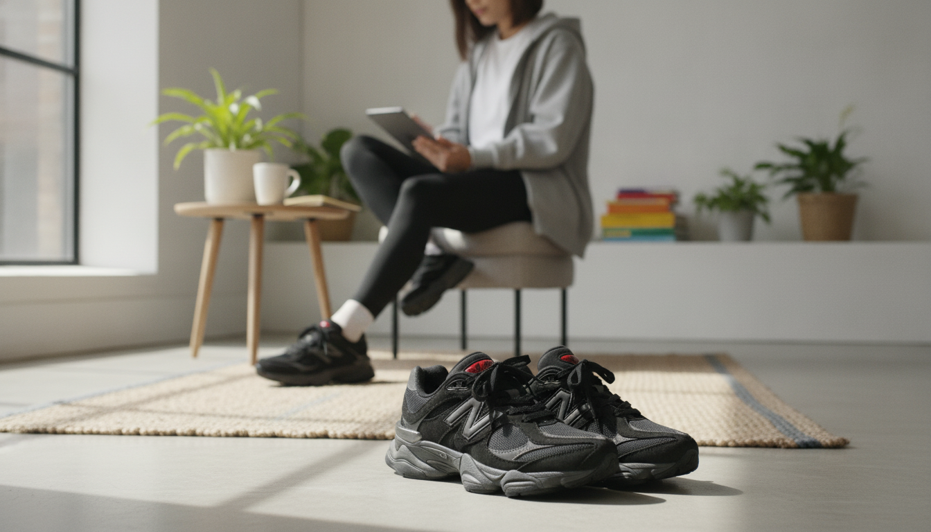 Sporty, Comfortable New Balance Women’s Black Sneakers
