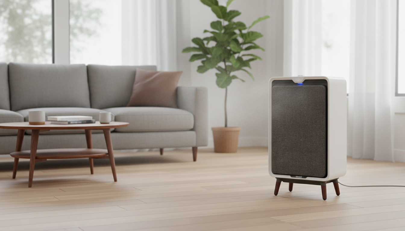 Quiet Smart Air Purifier for Large Rooms (HEPA + Carbon)