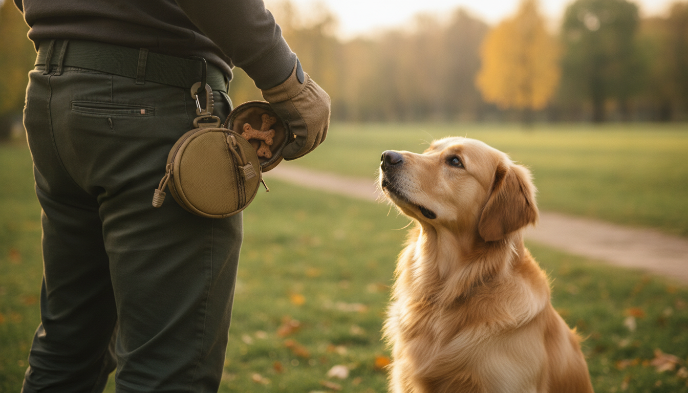 Rotatable Carabiner Treat Pouch for Fast Dog Training