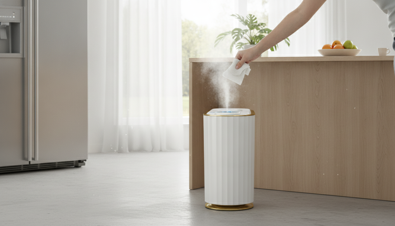 Touchless Sensor Trash Can: Hygienic, Odor-Controlled