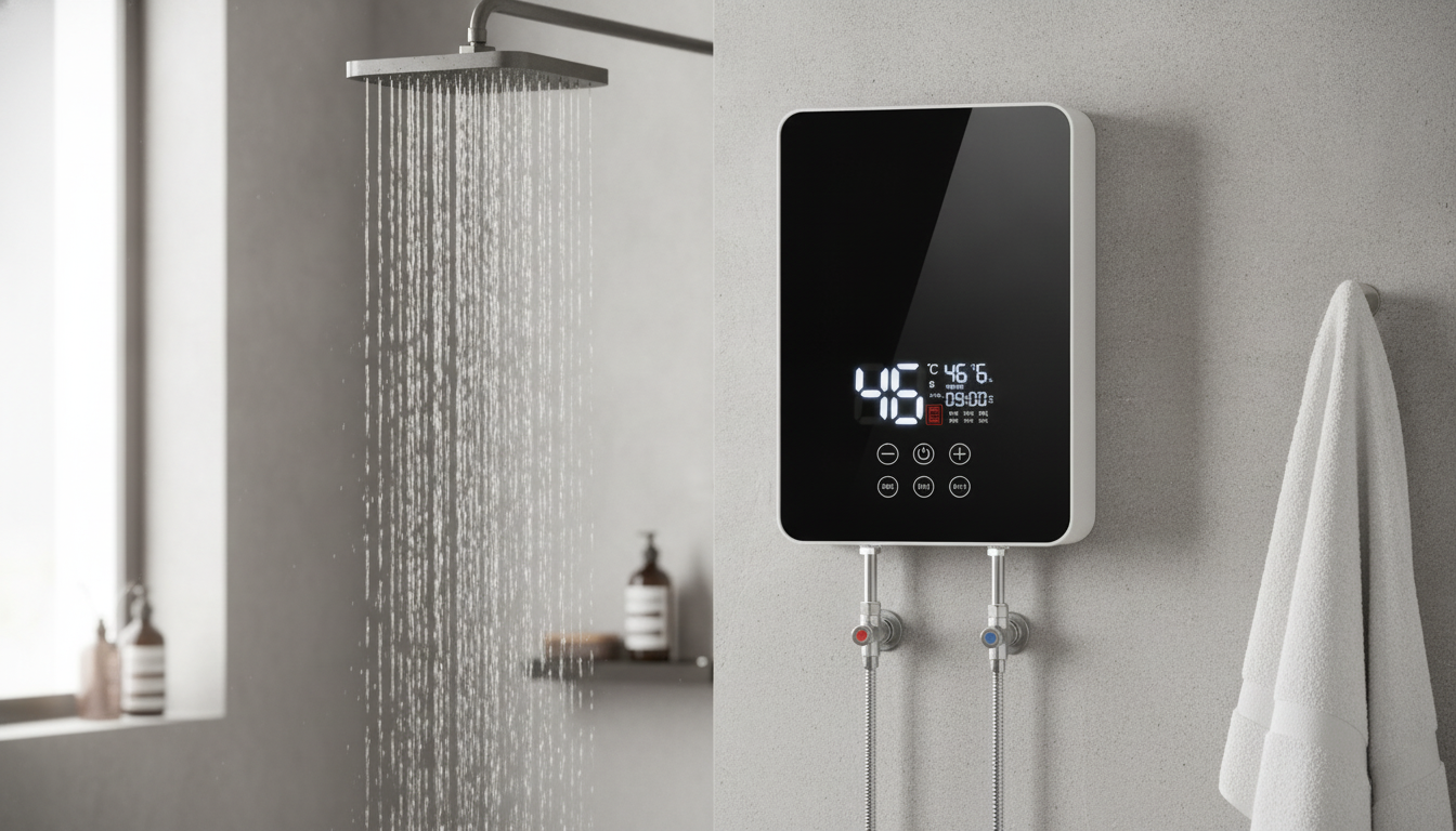 220V 6000W Instant Water Heater for Wall Shower Use