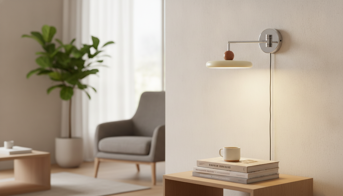 Adjustable Rocker Arm LED Wall Lamp for Modern Rooms