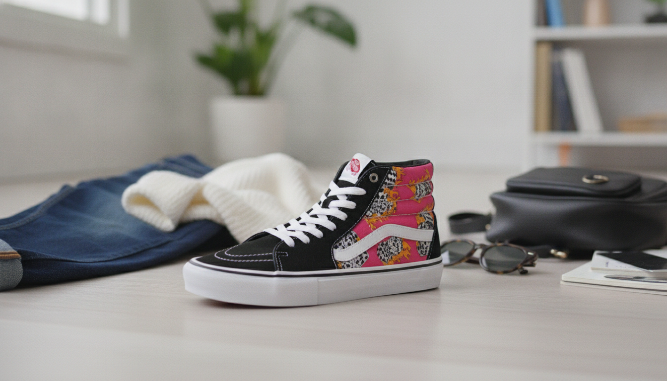 Fuchsia Vans Women’s Leather & Canvas Shoes: Fit, Style