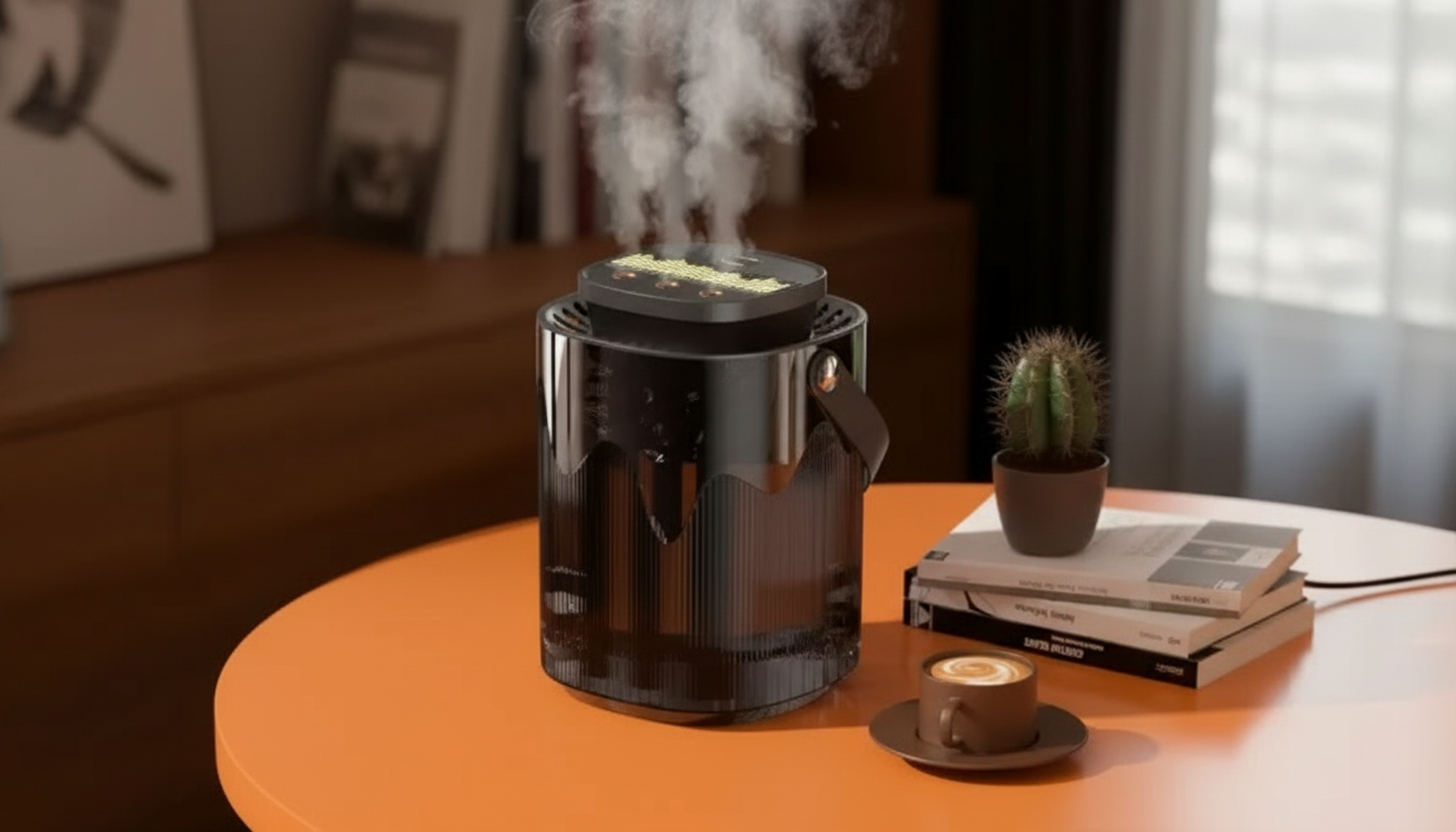 Quiet 3L USB Humidifier with Night Light for Bedrooms