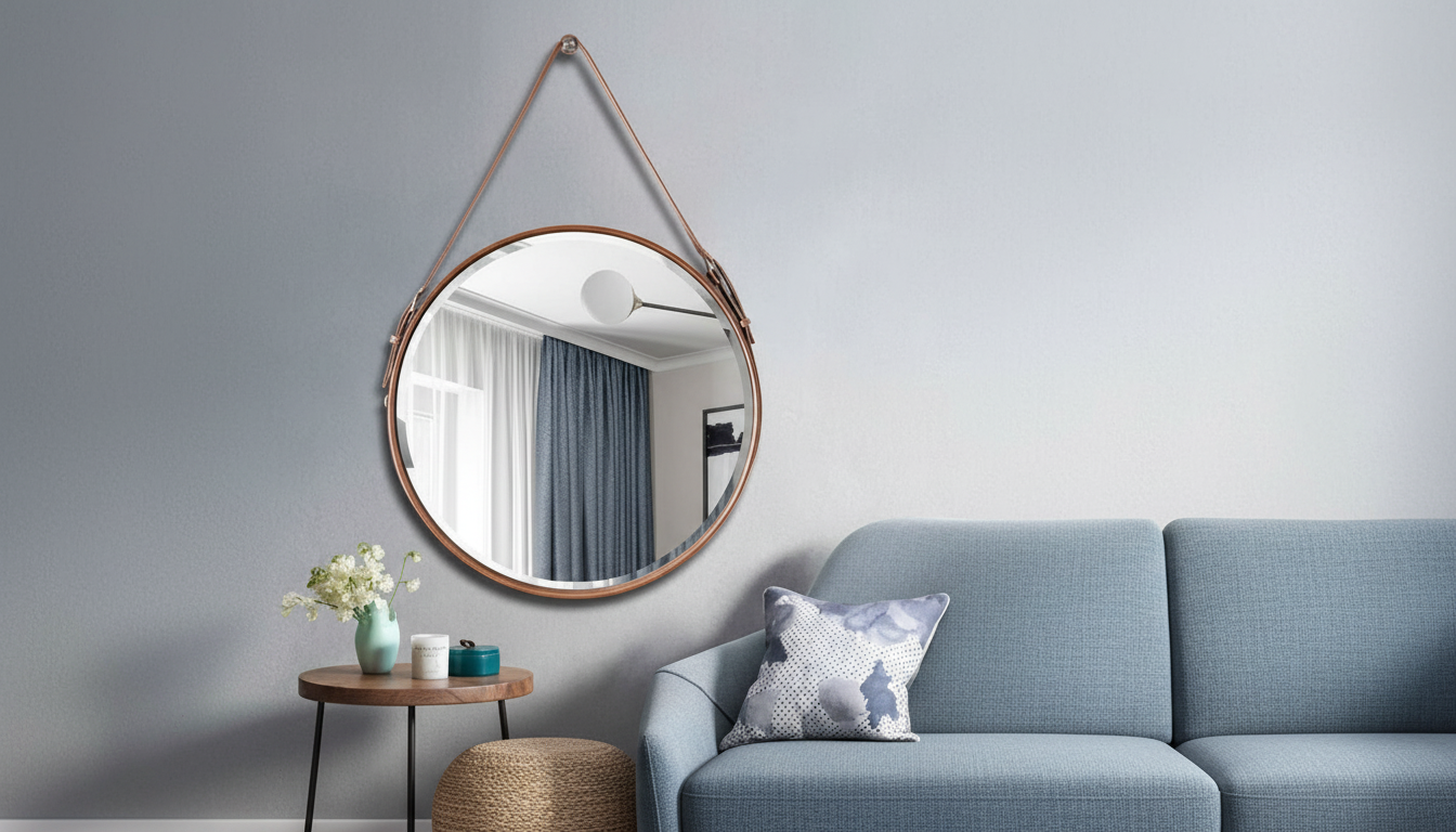 Round Decorative Wall Mirror: Placement, Size & Care