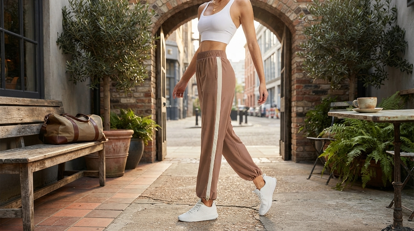 Striped Sports Joggers: Gym-to-Street Comfort & Fit