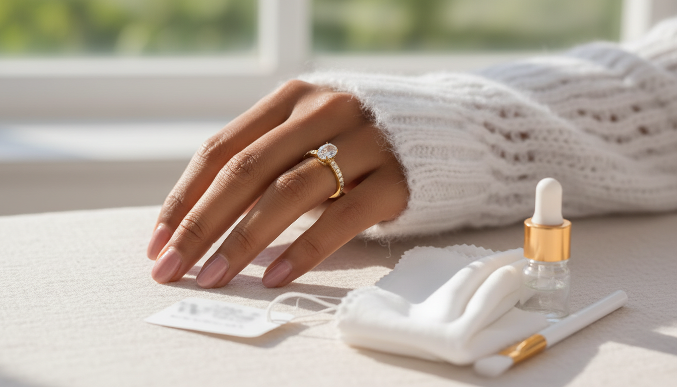 White CZ Ring for Everyday Wear: Style, Fit & Care
