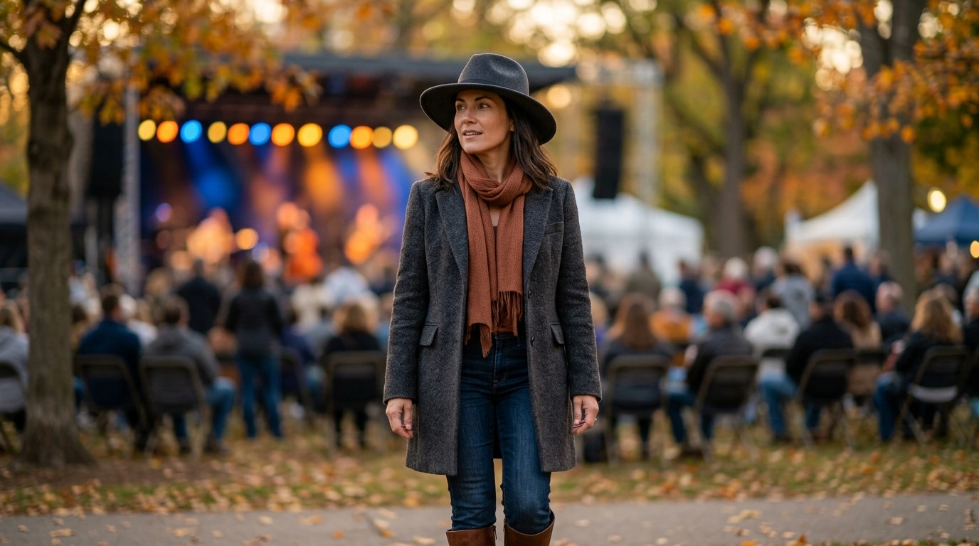 Wide Brim Wool Fedora: Jazz Festival & Daily Style