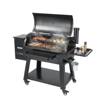 Portable Dual-Fuel Grill: Charcoal + Propane on a Cart