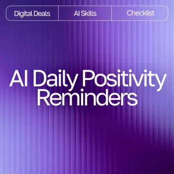 AI Positivity Checklist: Gratitude, Mindset & Motivation